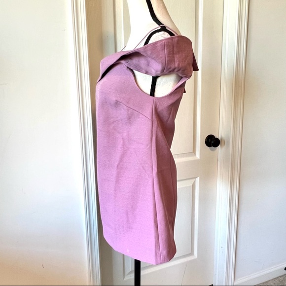 ASOS Off The Shoulder Purple Tunic Mini Dress—SZ. 4 - Picture 3 of 12